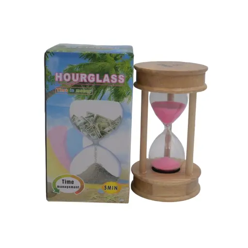 HOUR GLASS-TIME MACHINE 5MIN 11*6CM 