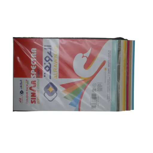 SINAR SPECTRA MIX COLOR PAPER A4 120GSM 100SHT 1PKT
