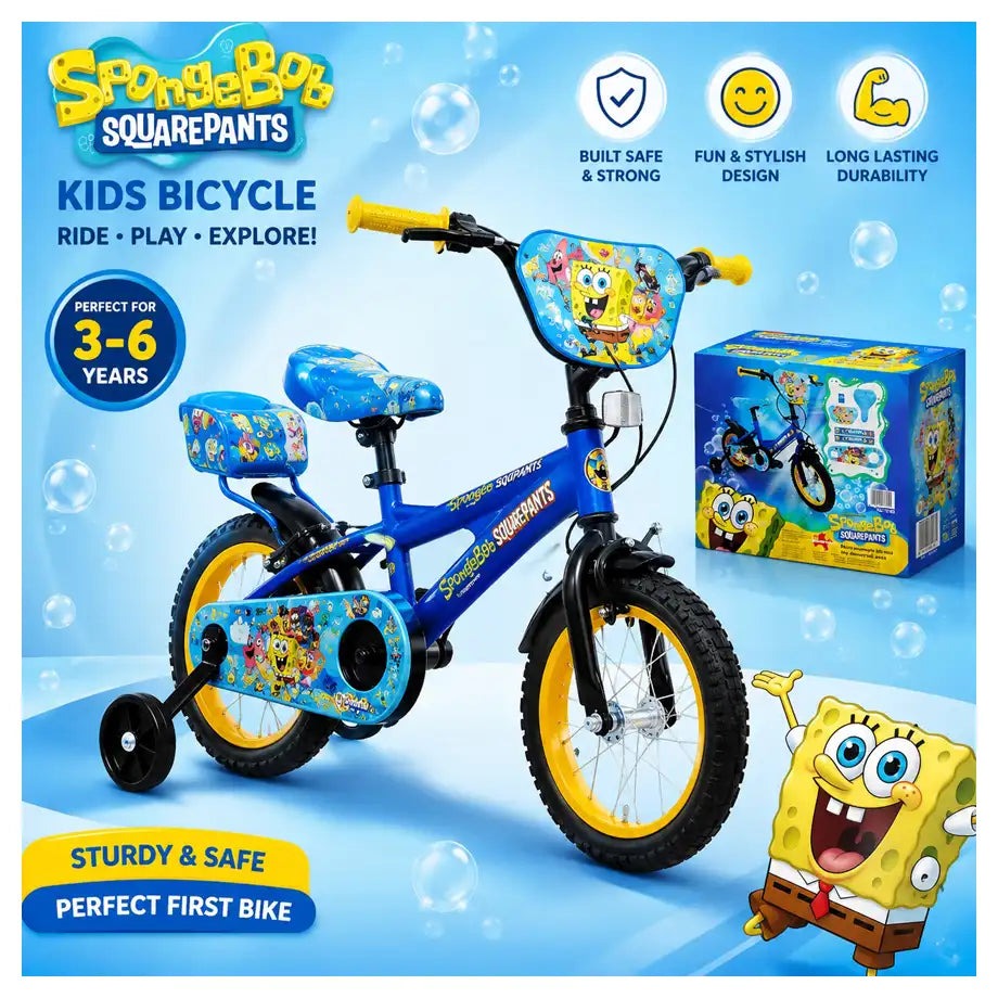 RYD 14 INCH BIKE W/DIY SPONGEBOB DECO SET