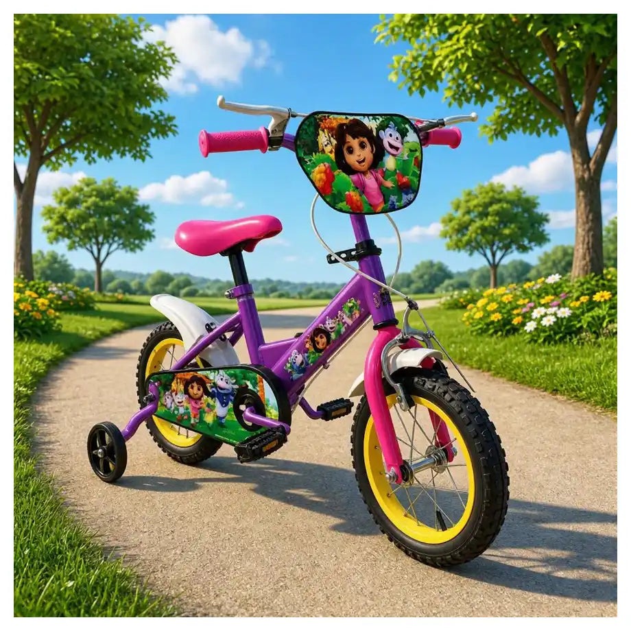 RYD 12 INCH BIKE W/DIY DORA-THE-EXPLORER DECO SET