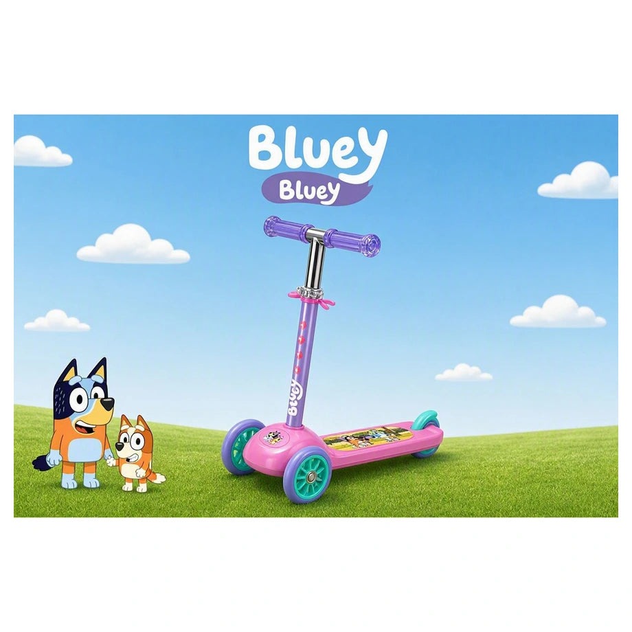 RYD 3W-MICRO SCOOTER W/DIY BLUEY (PINK) DECO SET