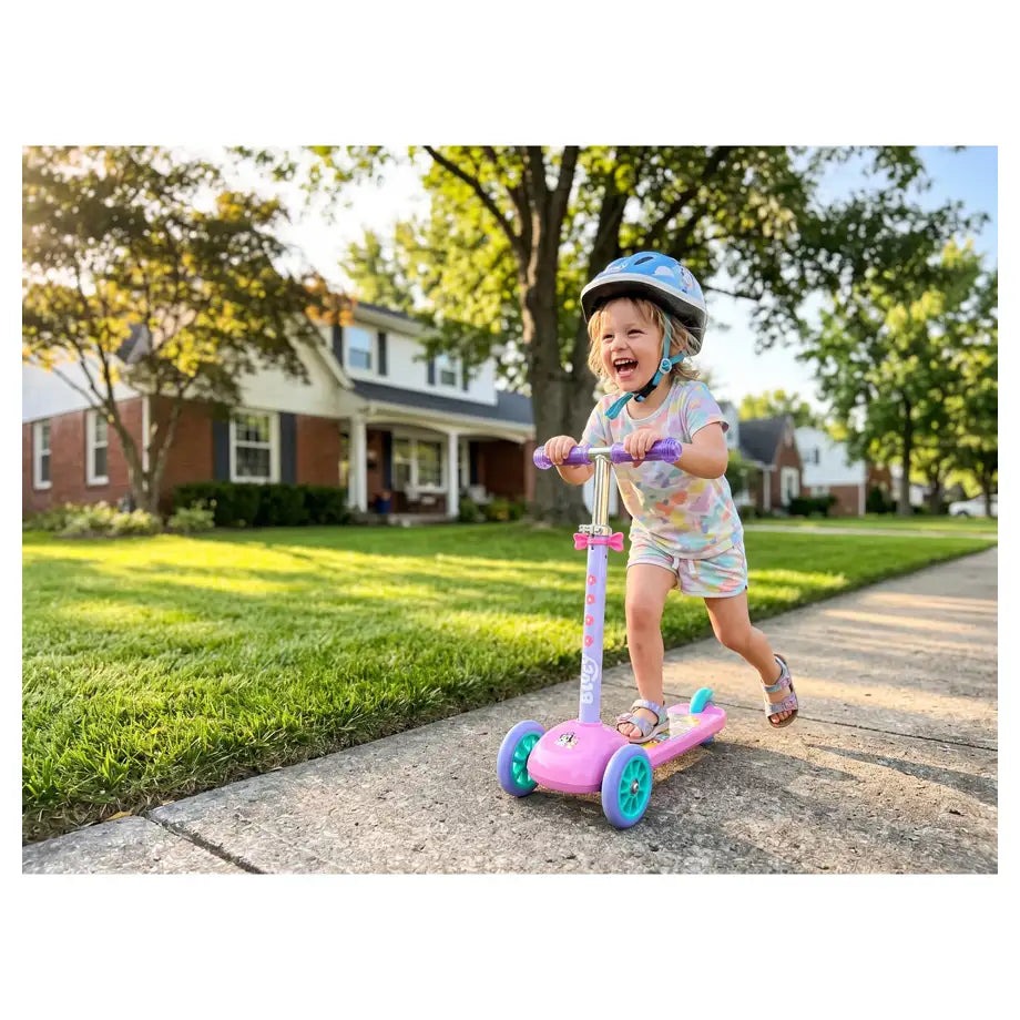 RYD 3W-MICRO SCOOTER W/DIY BLUEY (PINK) DECO SET