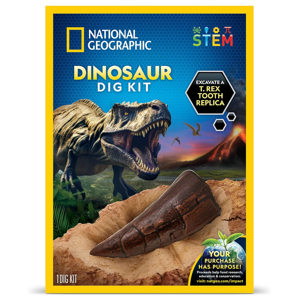 NG DINO FOSSIL DIG KIT - NATIONAL GEOGRAPHIC