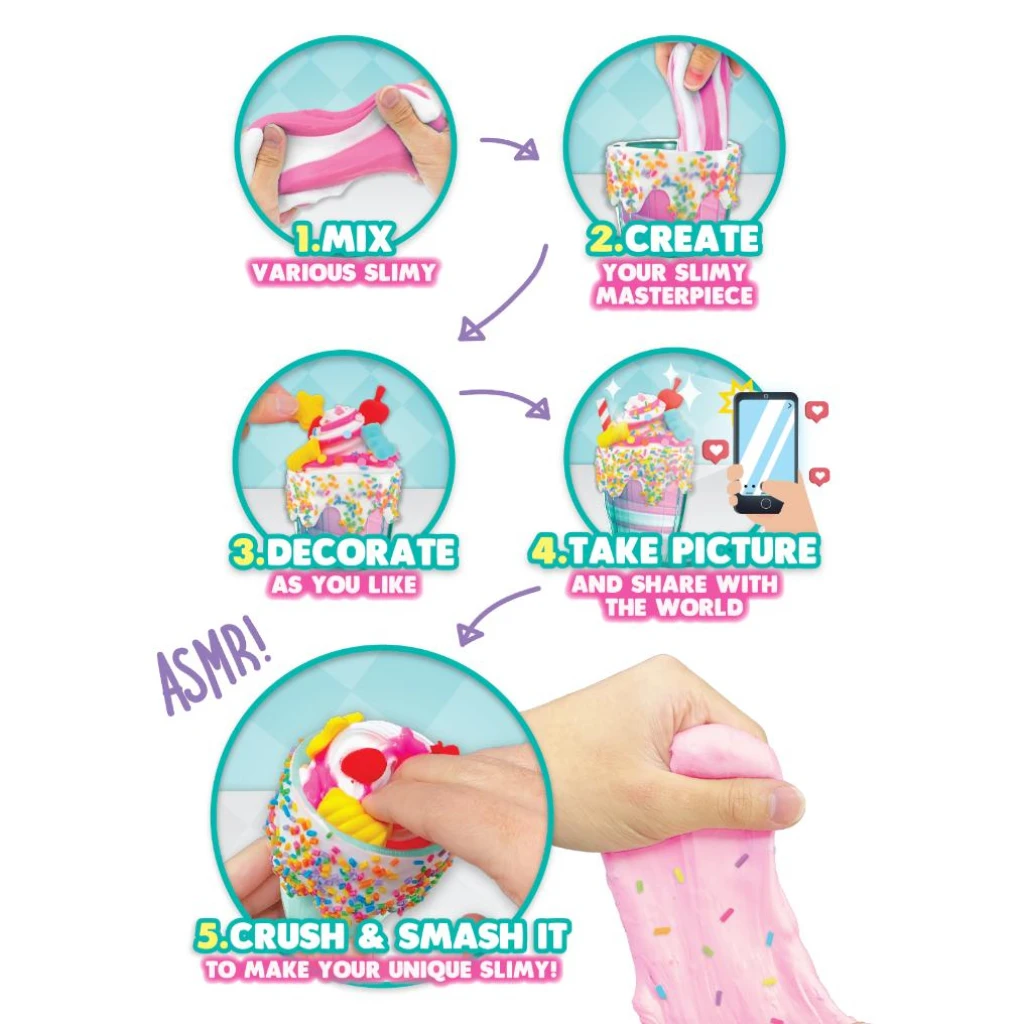 SLIMY SUGARY CRUSH ICE CREAM SERIES 1 - (ASSORTMENT)