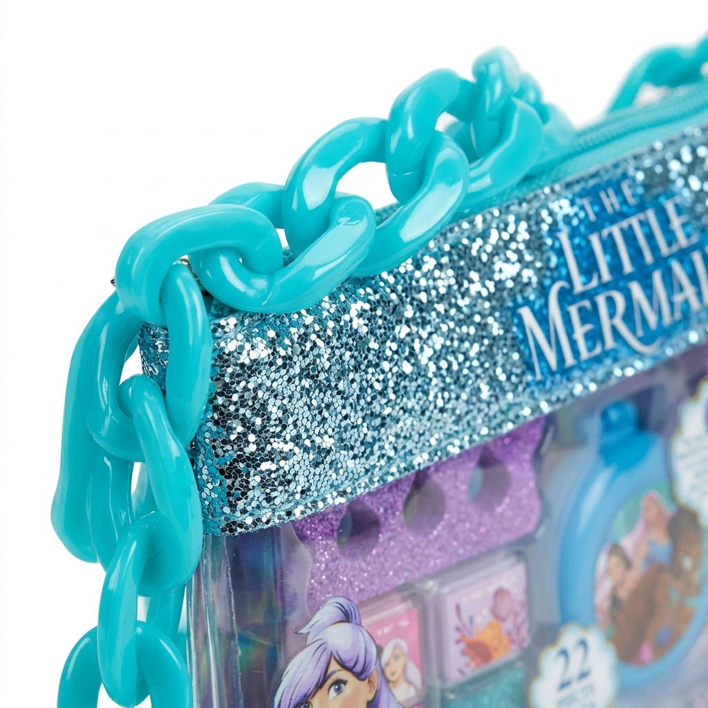 CHAIN BAG WITH COSMETICS