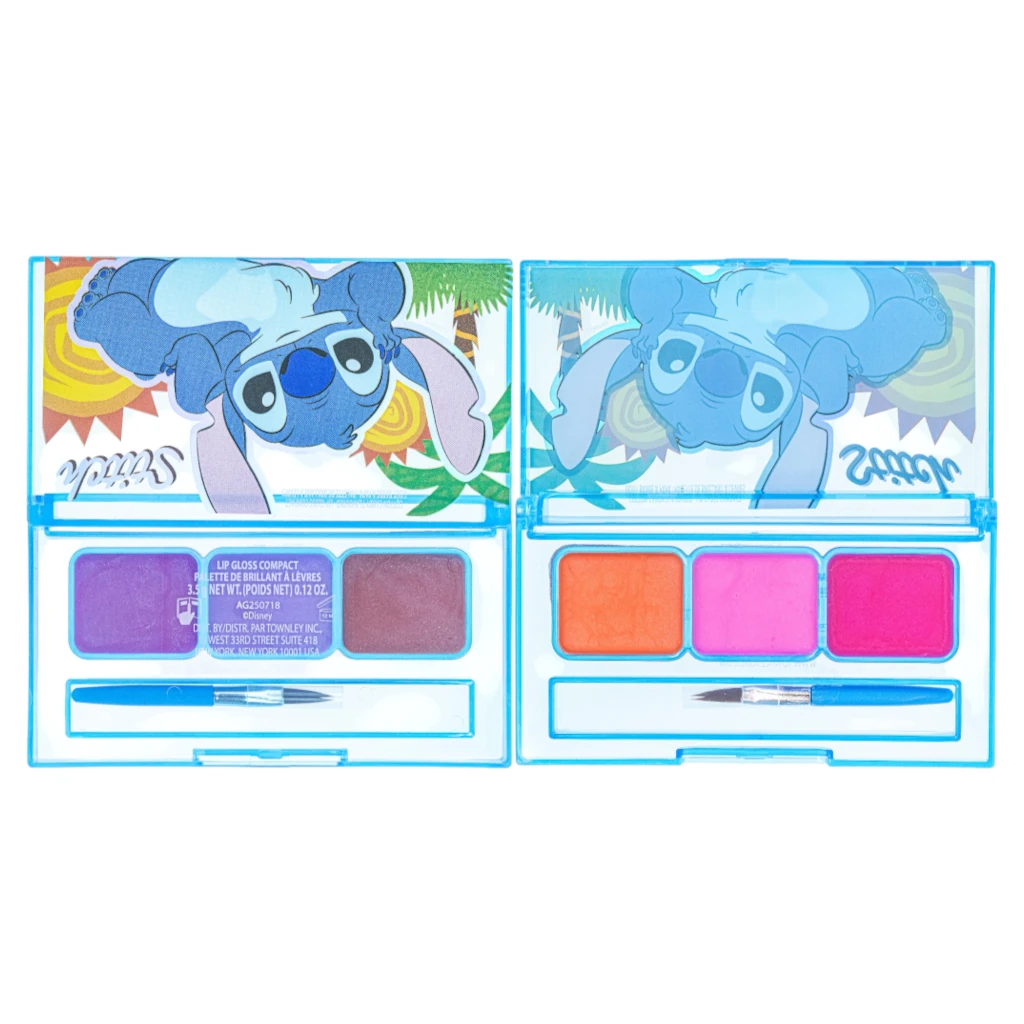 Disney Stitch Kids Beauty Backpack Set – Nail Polish, Lip Balm & Accessories – Blue
