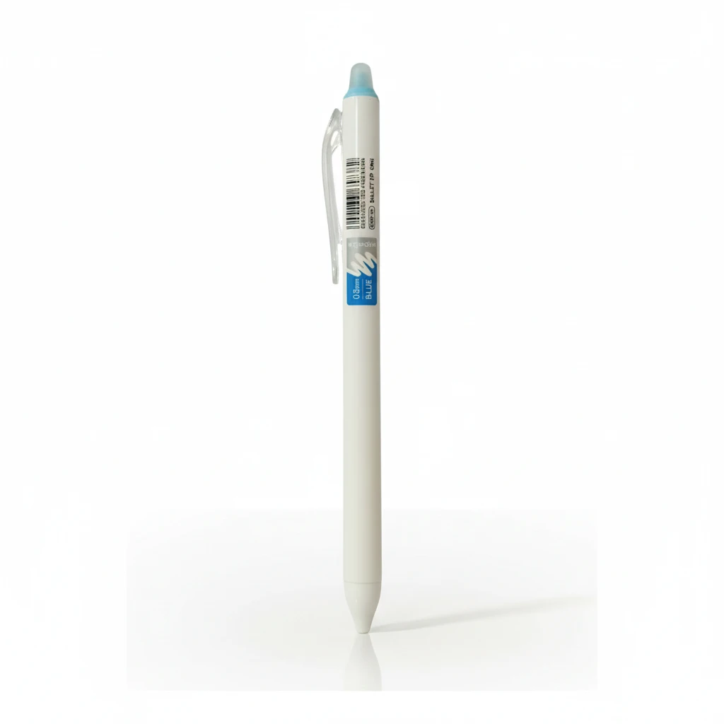 Deli Erasable Pen — 0.5mm Blue