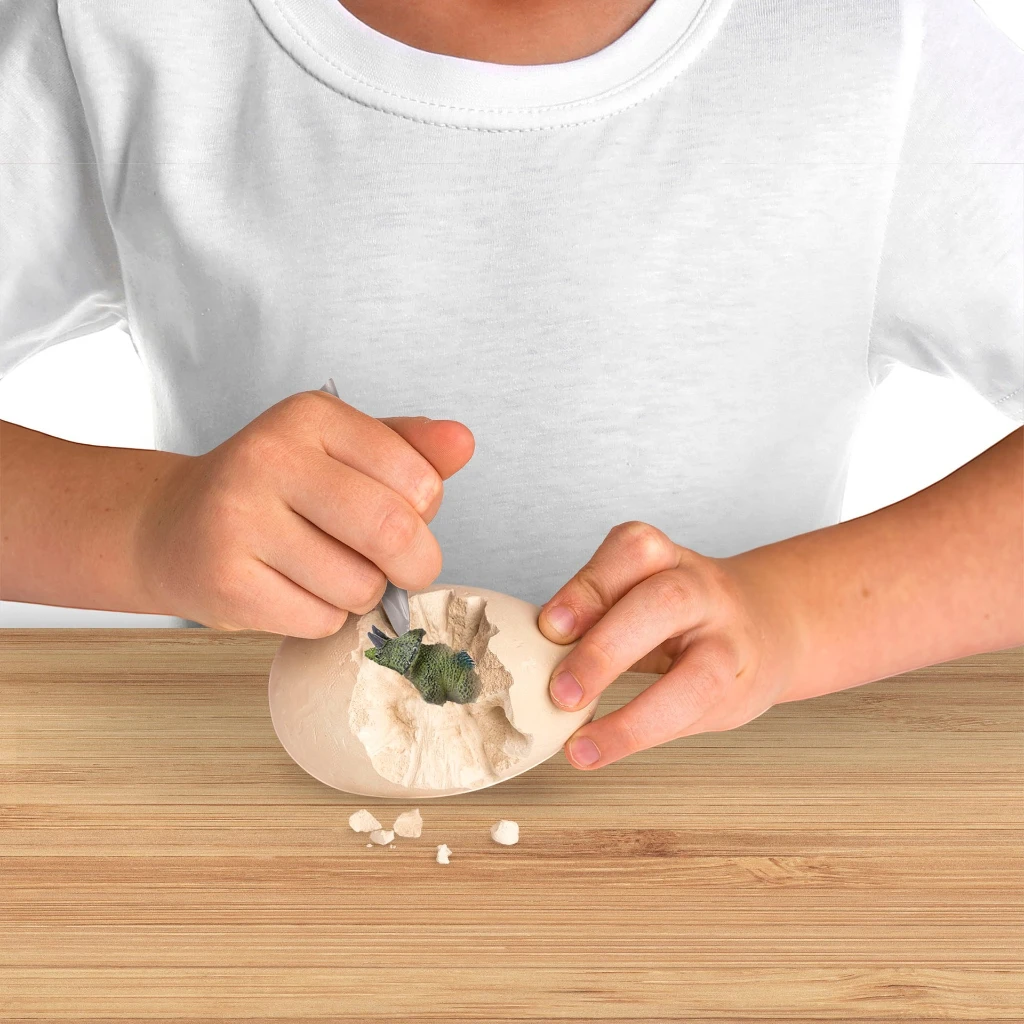 NATIONAL GEOGRAPHIC Dino Egg Dig Kit – Excavate 2 Dinosaur Eggs