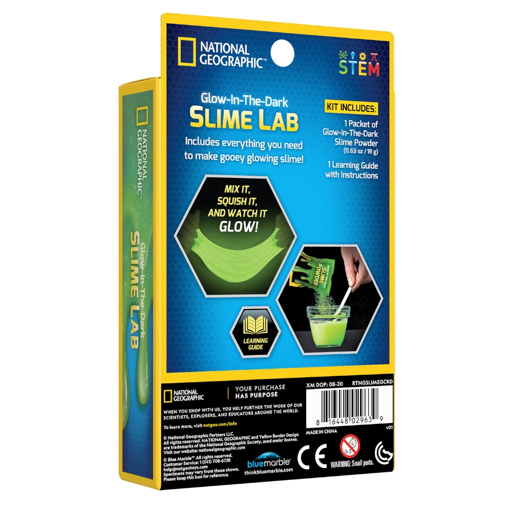 NATIONAL GEOGRAPHIC Glow-in-the-Dark Slime Lab