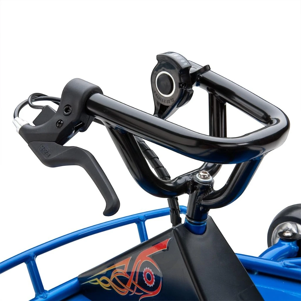 RAZOR GROUND FORCE DRIFTER ELECTRIC GO-KART — BLACK/BLUE (19 KM/H)