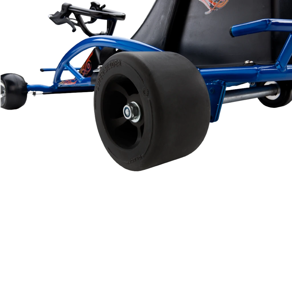 RAZOR GROUND FORCE DRIFTER ELECTRIC GO-KART — BLACK/BLUE (19 KM/H)