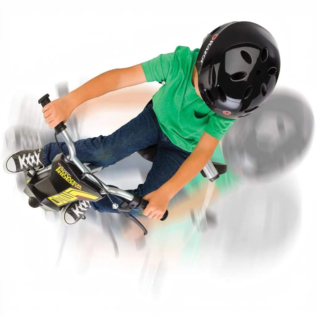 RAZOR POWERRIDER 360 ELECTRIC TRICYCLE — YELLOW/BLACK (13 KM/H)
