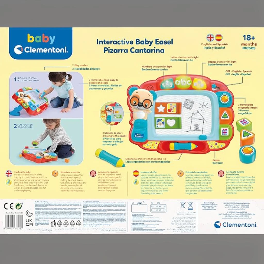 BABY CLEMENTONI — BABY INTERACTIVE EASEL