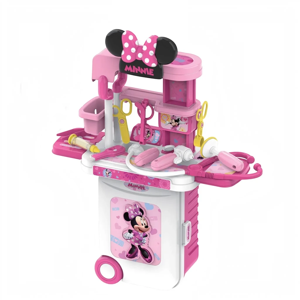 DISNEY MINNIE MOUSE — 3-IN-1 DOCTOR SET TROLLEY CASE