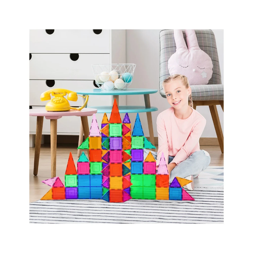 PICASSOTILES — 101-PIECE 3D MAGNETIC BUILDING BLOCK CLASSIC PLAYSET