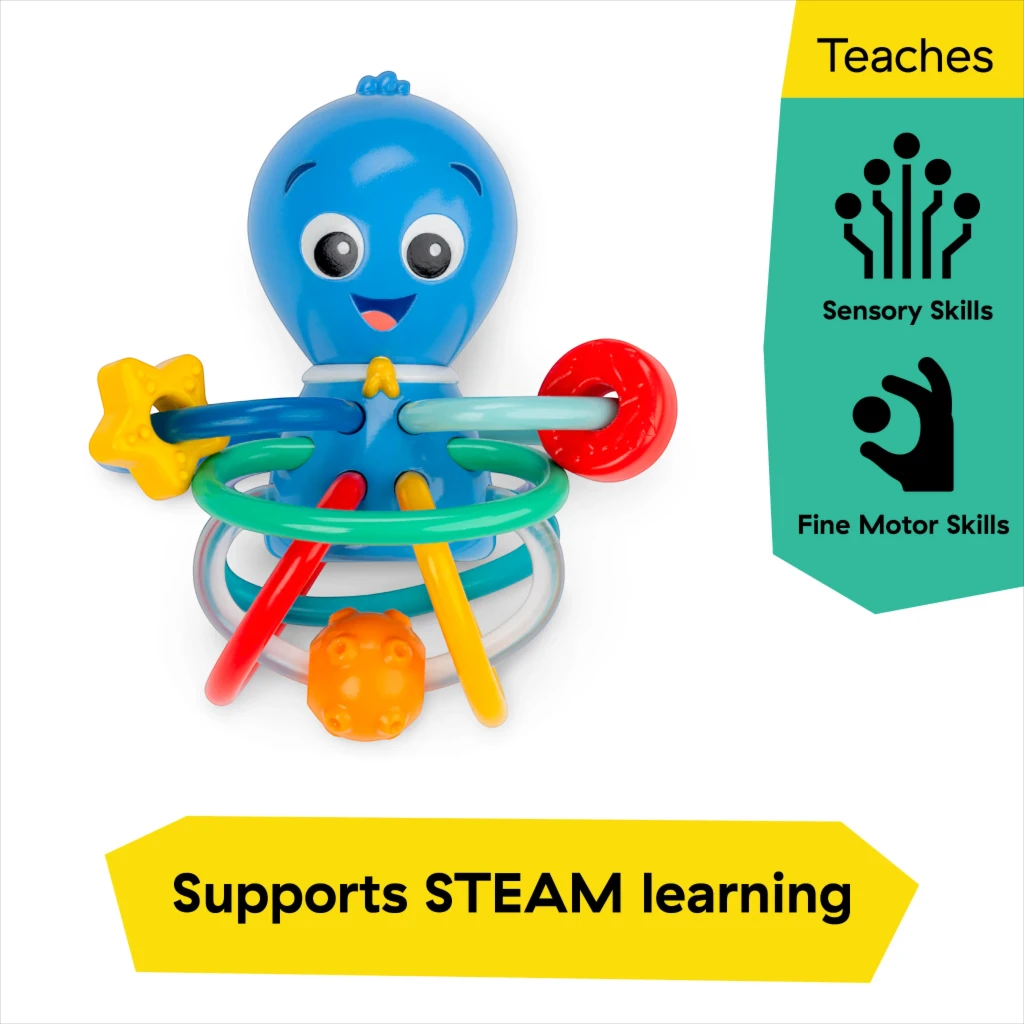 Baby Einstein Opus’s Shake & Soothe Teether Toy & Rattle