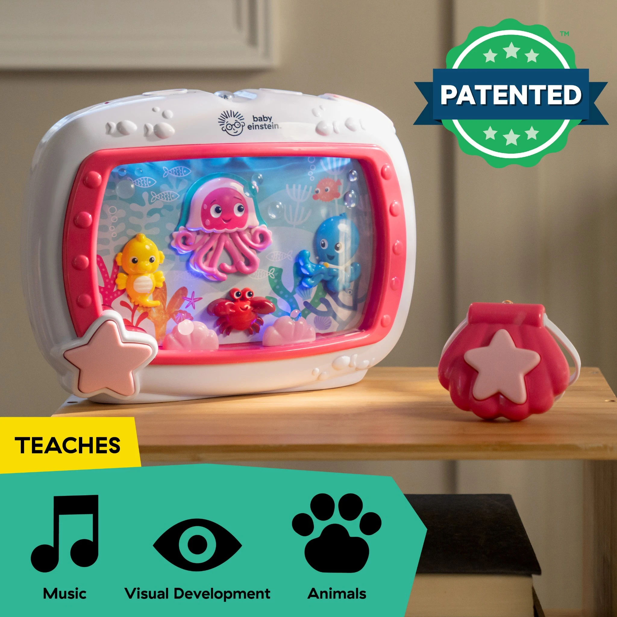 Baby EinsteinSea Dreams Soother™ Crib Toy Pink