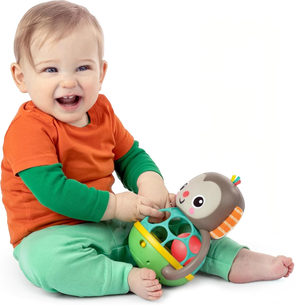 Bright Starts™Grab & Giggle Monkey™ Multi- Sensory Toy