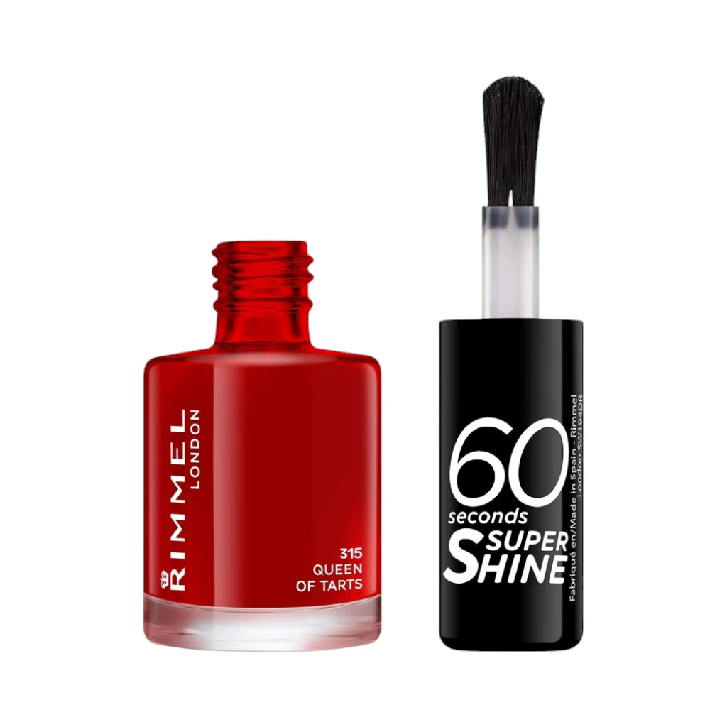 Rimmel London 60 Seconds Super Shine Nail Polish - 315 Queen of Tarts (8 ml)