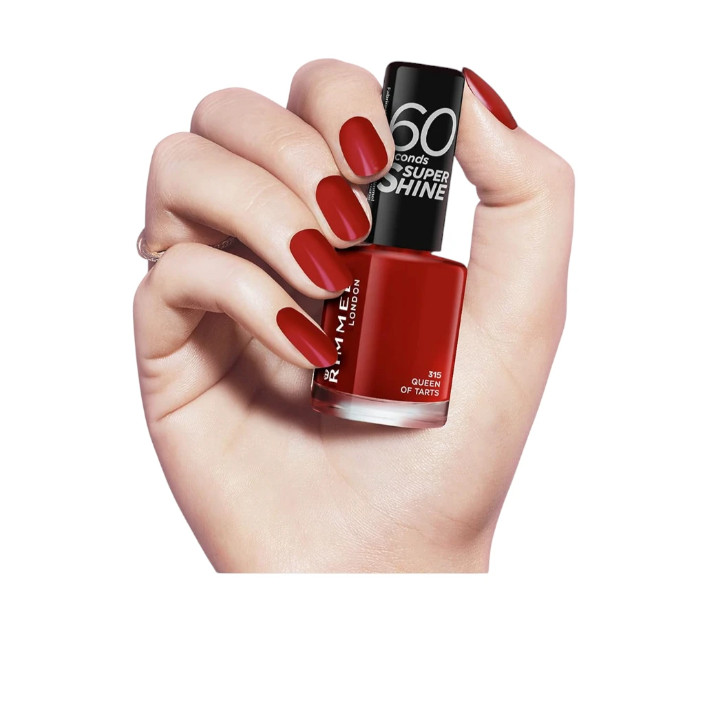 Rimmel London 60 Seconds Super Shine Nail Polish - 315 Queen of Tarts (8 ml)