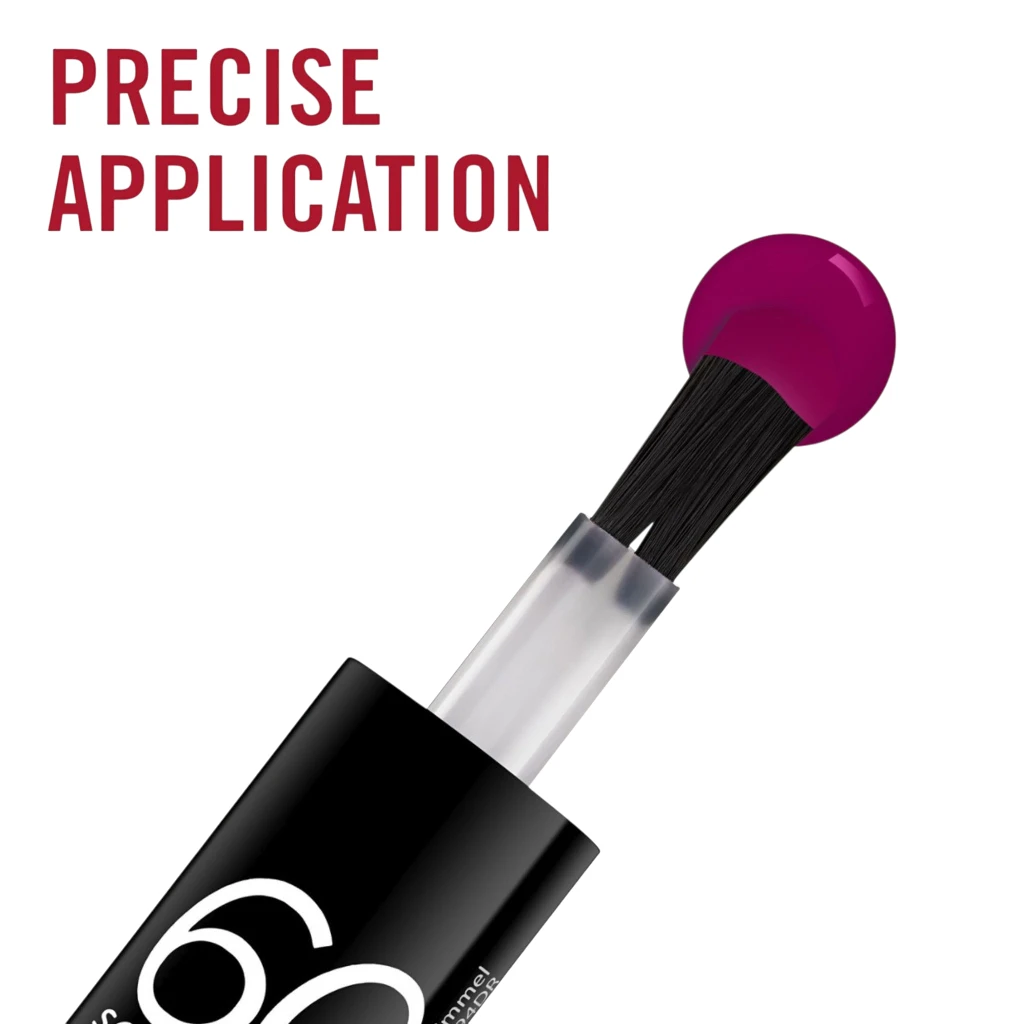Rimmel London 60 Seconds Super Shine Nail Polish - 340 Berries and Cream (8 ml)