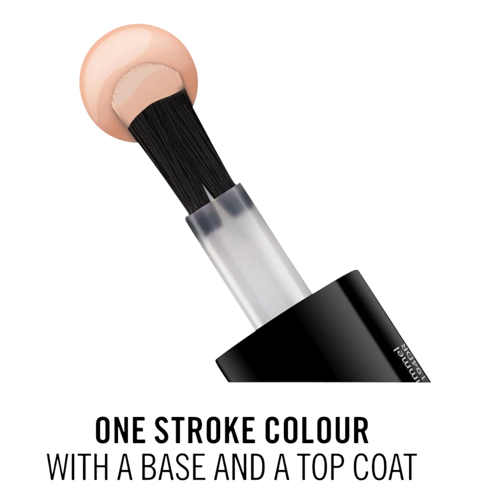 Rimmel London 60 Seconds Super Shine Nail Polish - 401 Nude Nostalgia (8 ml)