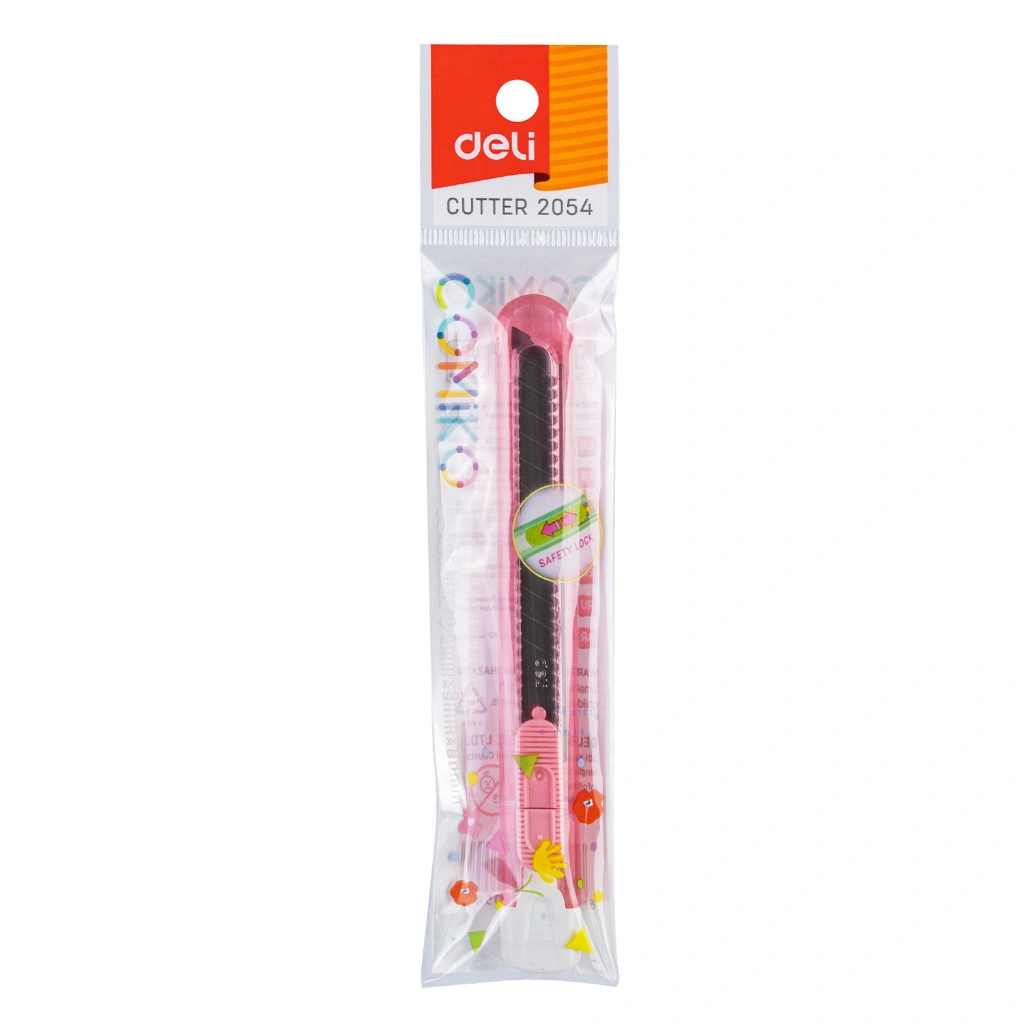 Deli Neon Cutter 9mm No: E2054 (pink)
