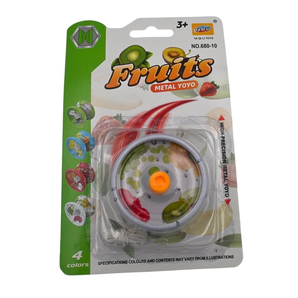 Metal Fruit Design Yo-Yo Toy (White)