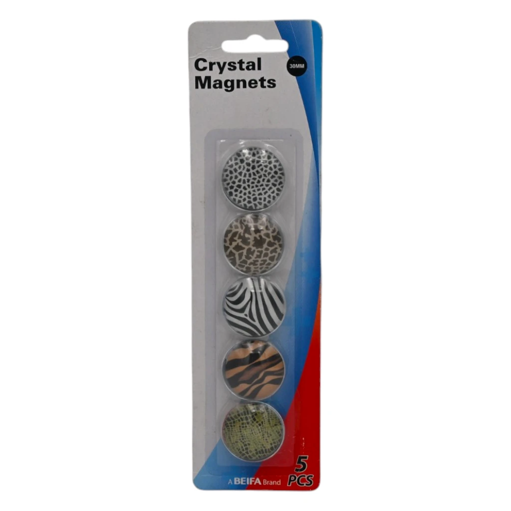 Beifa Crystal Magnets 30Mm 5S*1Card (01)