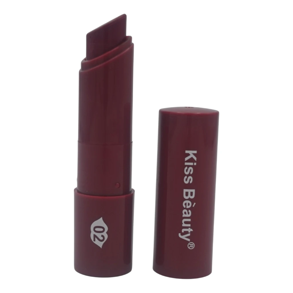 Kiss Beauty Glow Lip Stick 1 PC - 3g (02-Burgundy)