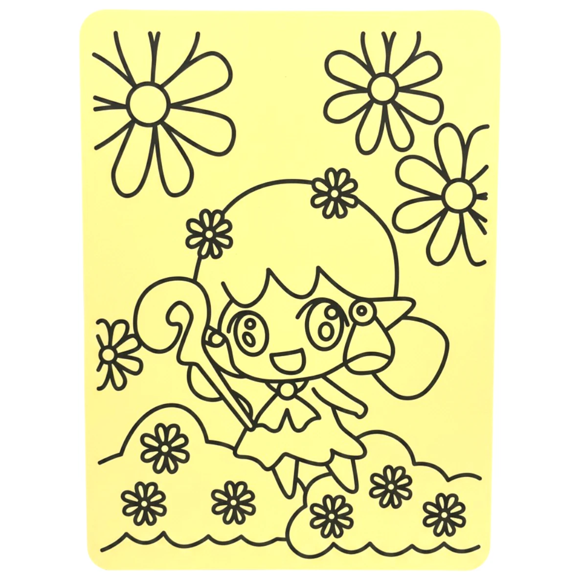 DIY Card With Color Sand P016 (Girl)