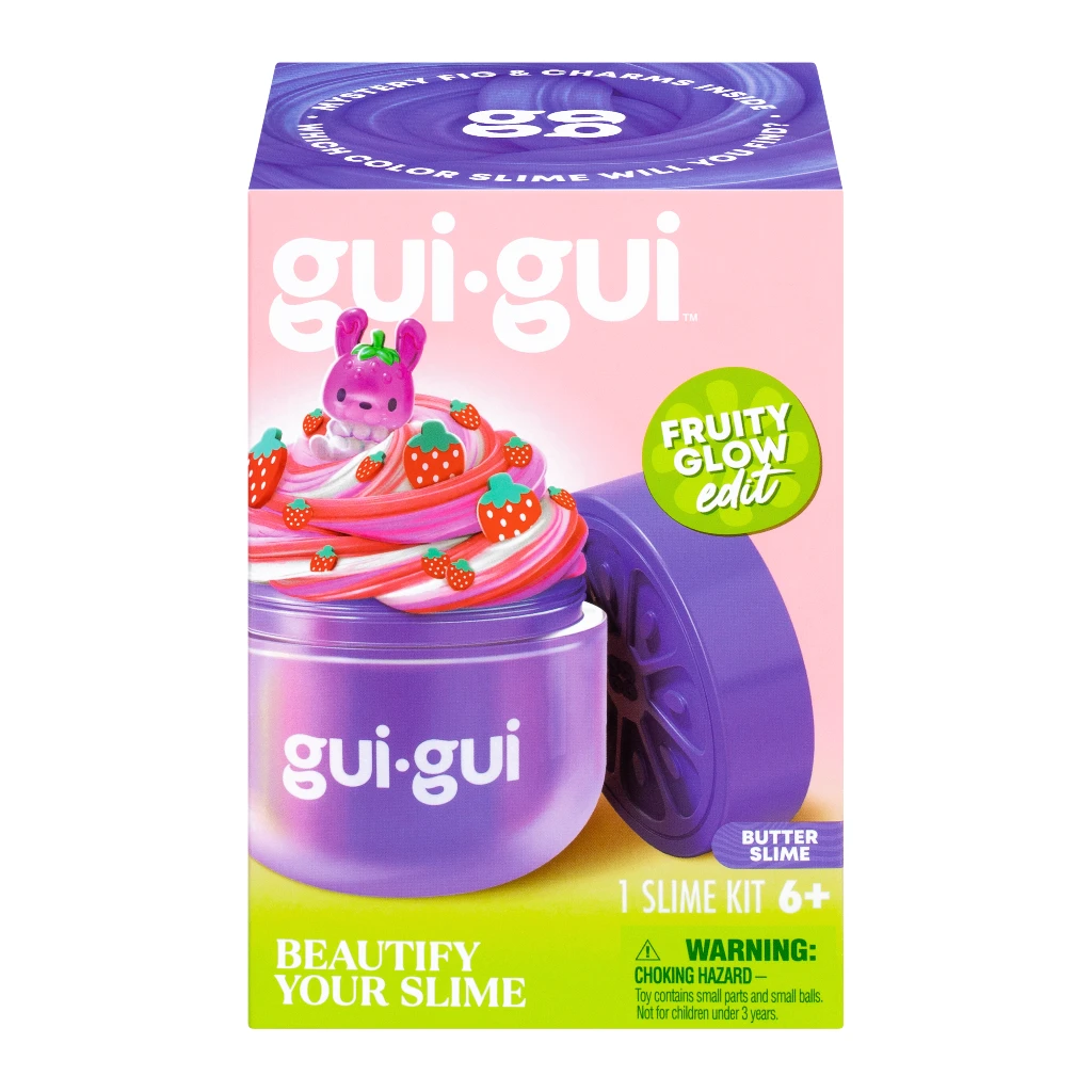 GUI GUI — FRUITY GLOW SLIME SINGLE PACK WAVE 2 (Butter Beurre)