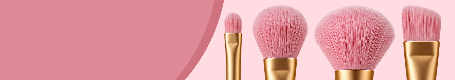 Makeup brushes for foundation, blush and eye makeup available online in Qatar