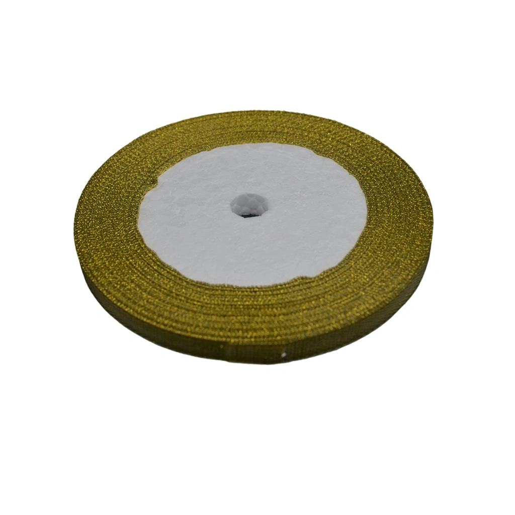 SATIN RIBBON GOLD 1.5CM*25