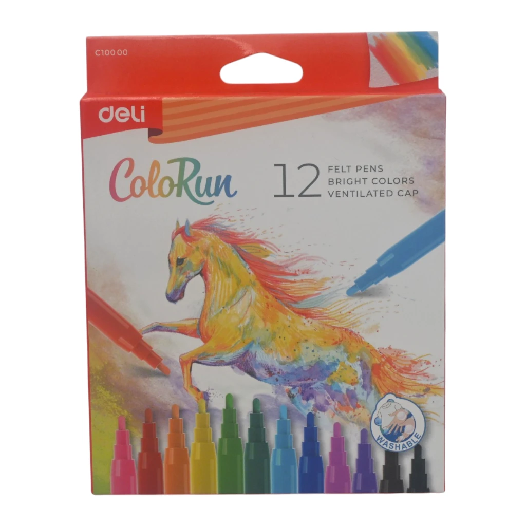 Deli Colorun Felt Pen 1Pkt