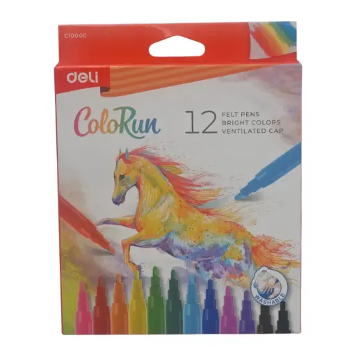 Deli Colorun Felt Pen 1Pkt