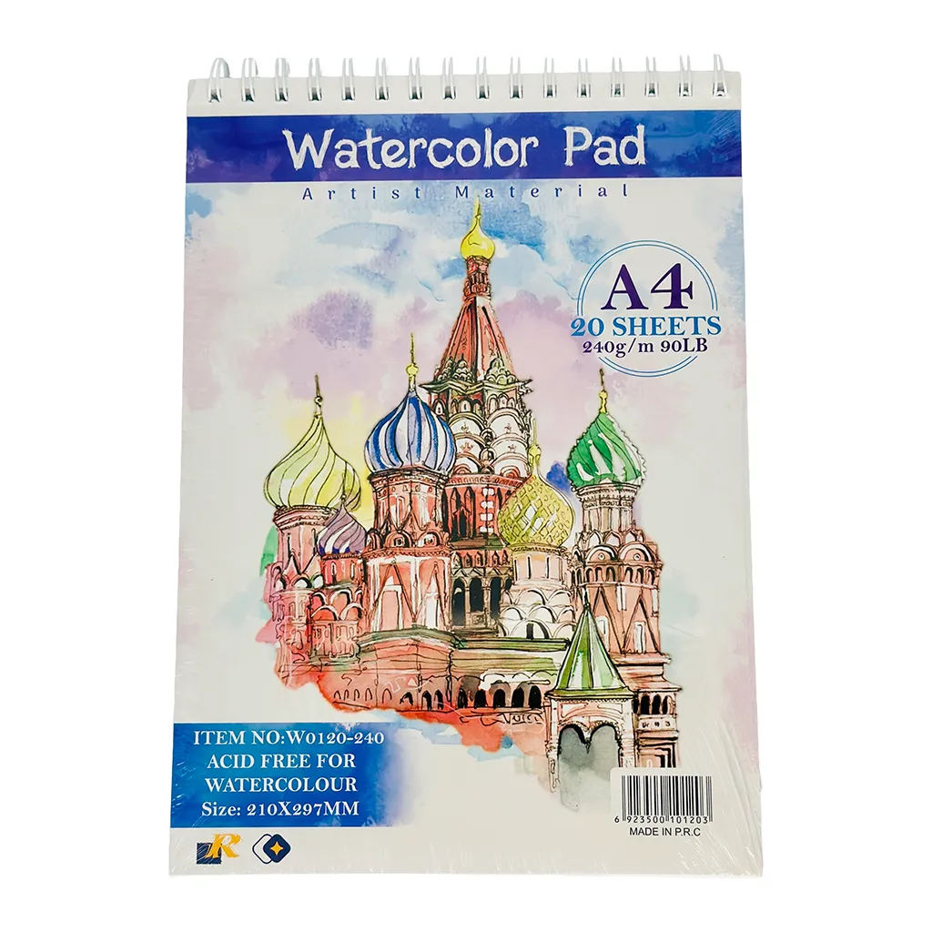  WATERCOLOR PAD A4 240G 20SHT 