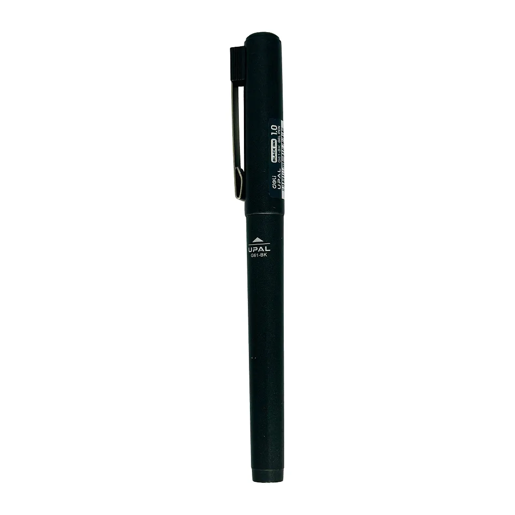Deli Upal Gel Pen 1.0mm Black 1Pc