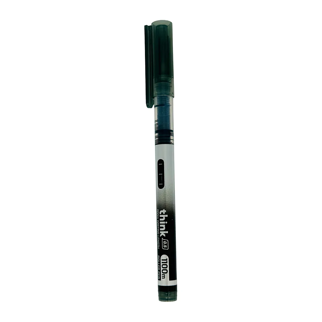 Deli Think 0.5mm Roller Pen (Black, 1100m) 1PC