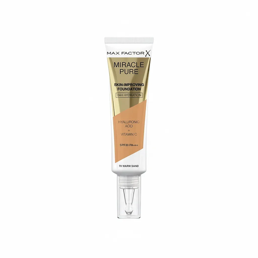 Max Factor Miracle Pure Foundation - 76 Warm Golden - 30ml