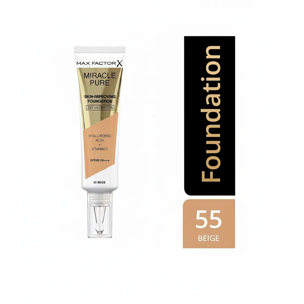 Max Factor Miracle Pure Foundation 55 - Beige - 30ml