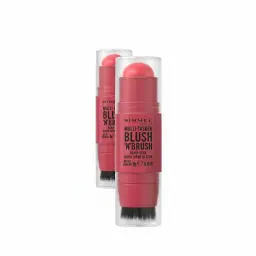 Rimmel London Multi-Tasker Blush ‘N’ Brush  - 150 Cherry On Point - 8g