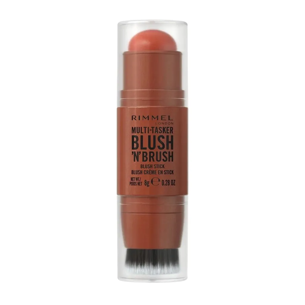Rimmel London Multi-Tasker Blush ‘N’ Brush - 100 Cotton Candy - 8g