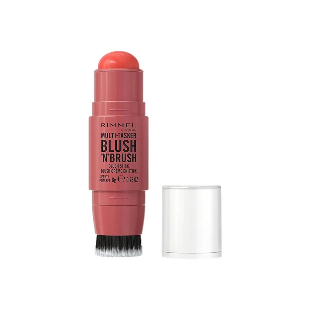 Rimmel London Multi-Tasker Blush ‘N’ Brush - 250 Coral Dust - 8g