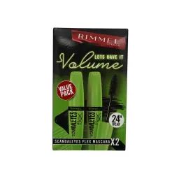 Rimmel London Scandaleyes Flex Mascara- Value Pack