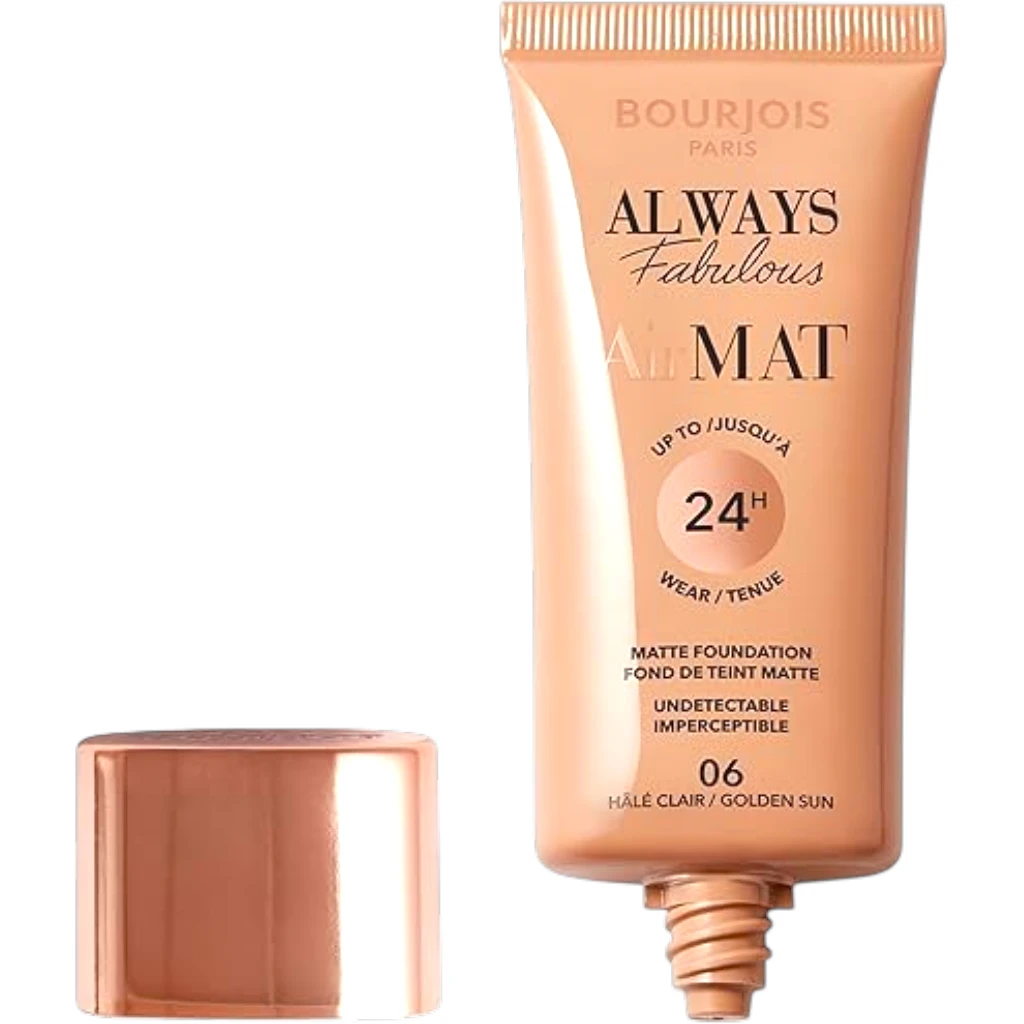 Bourjois Air Mat Foundation -06 Light Tan - 30ml