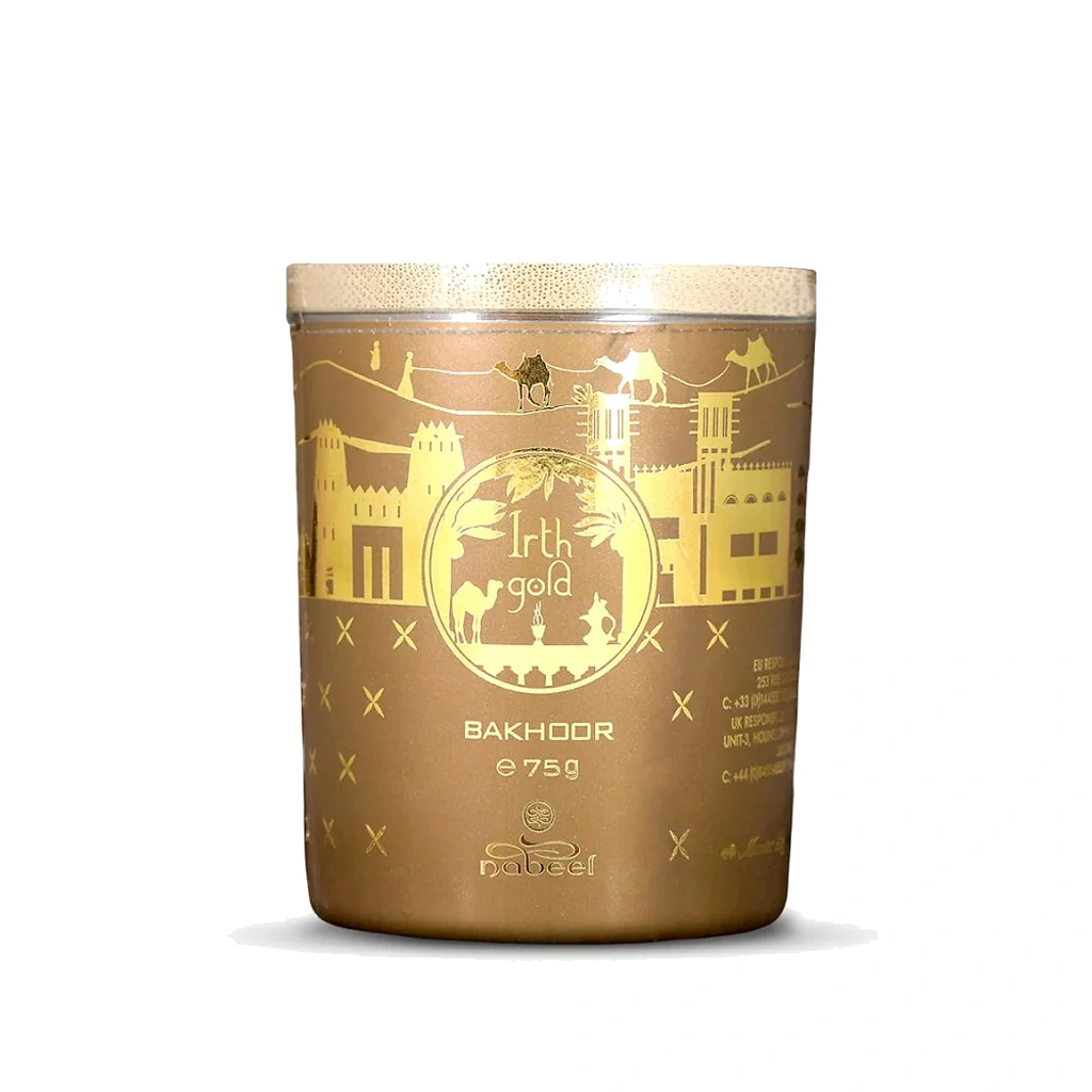 Irth Gold 75gms Bakhoor By Nabeel