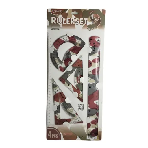 Yalong Soft Ruler 4Pcs Set No: YL223611