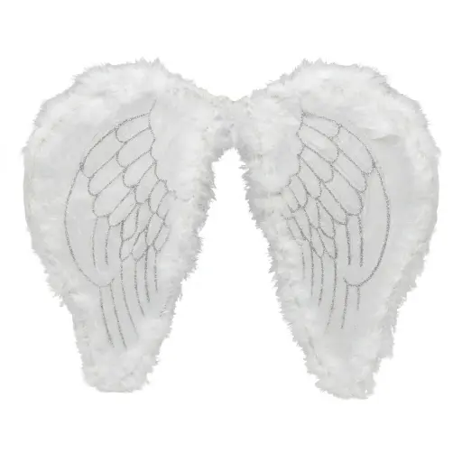 Angel Wings white / Glitter 1PC NO: PS010