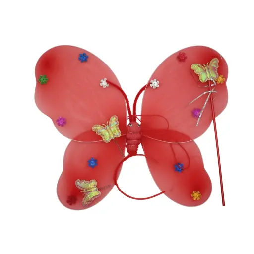 Fairy Butterfly Wings 1Pc  Red color
